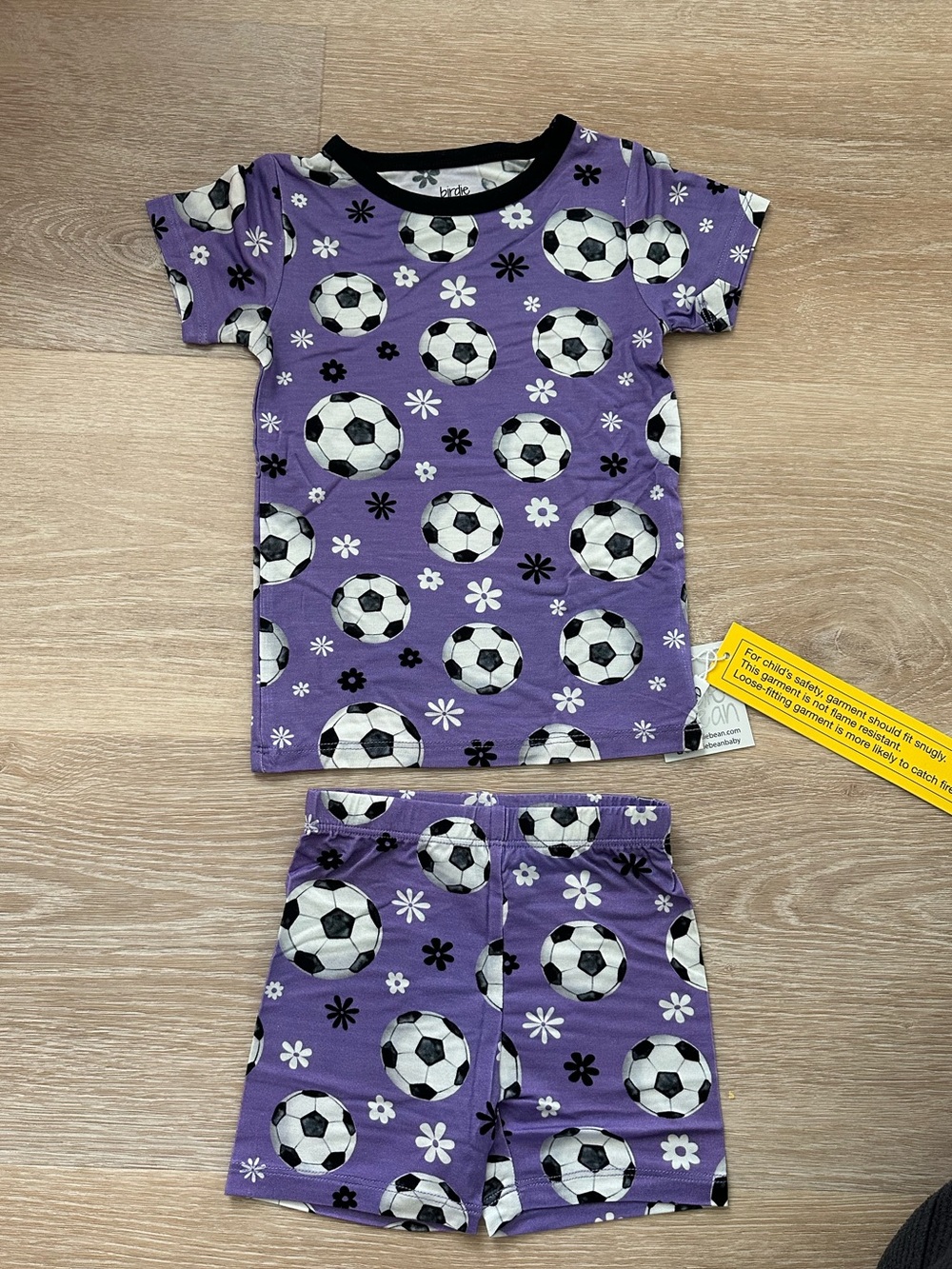 Birdie Bean Soccer 2 Piece PJ Set